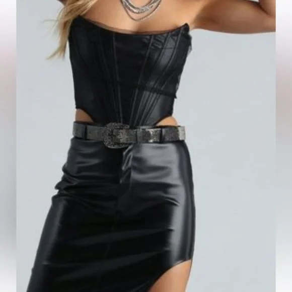 Free BKE Glitz Rhinestones Western Belt size from M to XL - Picture 3 of 13